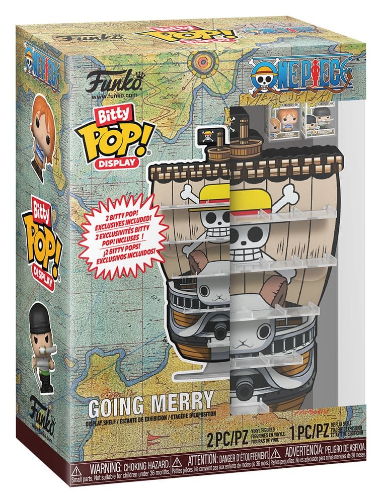 Funko One Piece Bitty POP! Display Vinyl Figurky Going Merry
