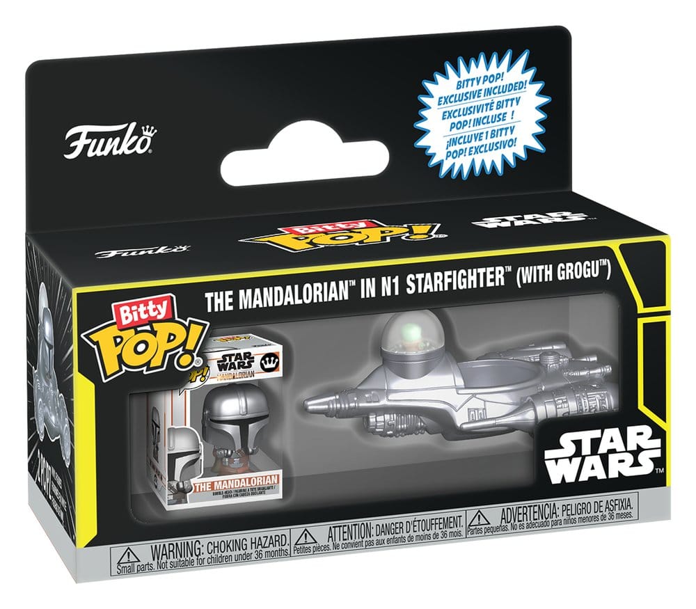 Funko Star Wars Bitty POP! Ride Vinyl Figurka N1 w/Mando 2,5 cm