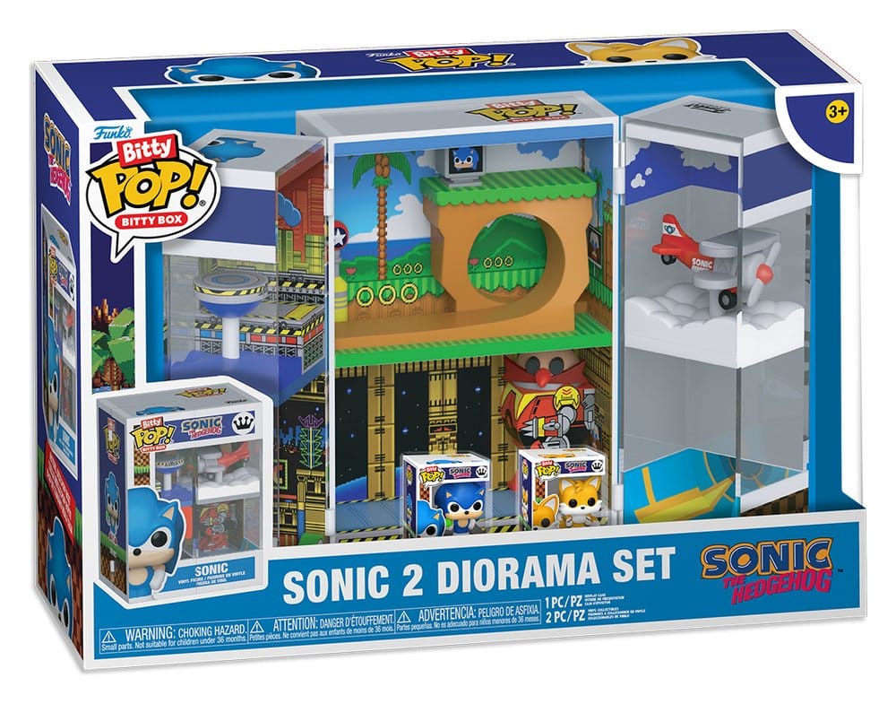 Funko Sonic 2 Bitty POP! Boxes Vinyl Figurka Diorama Set