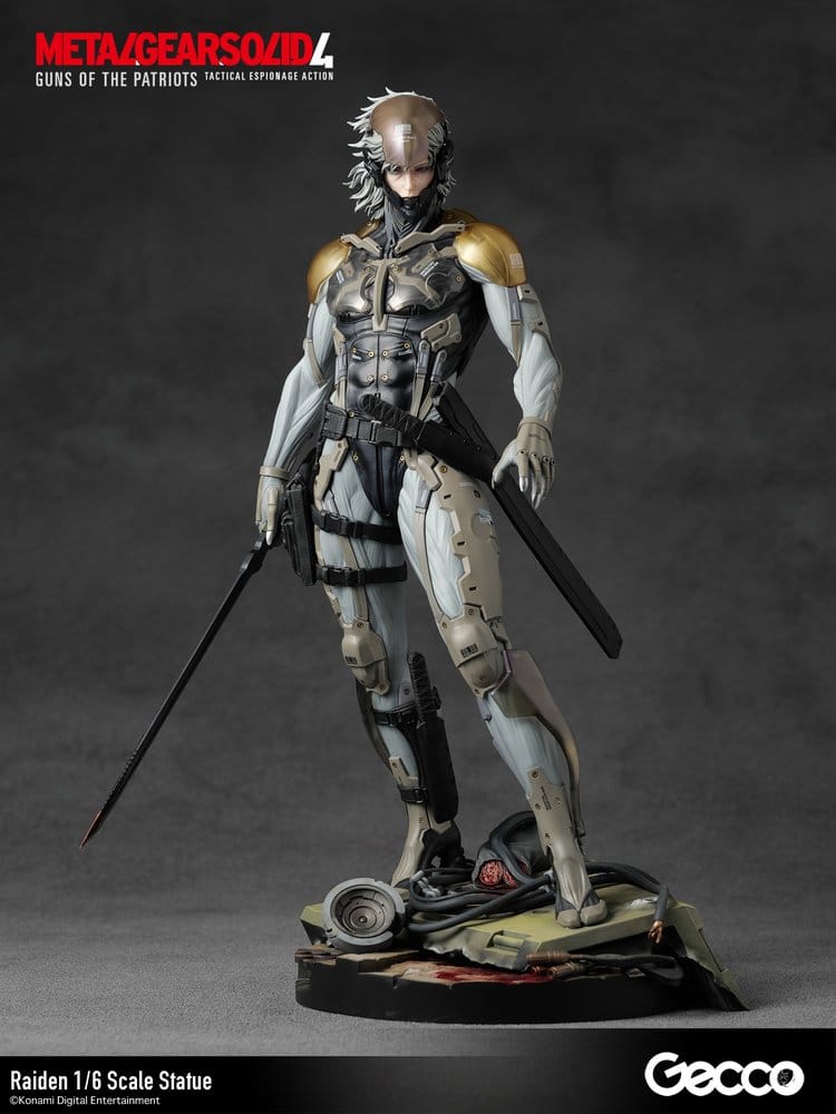 Gecco Metal Gear Solid 4 Guns of the Patriots Soška 1/6 Raiden 32 cm