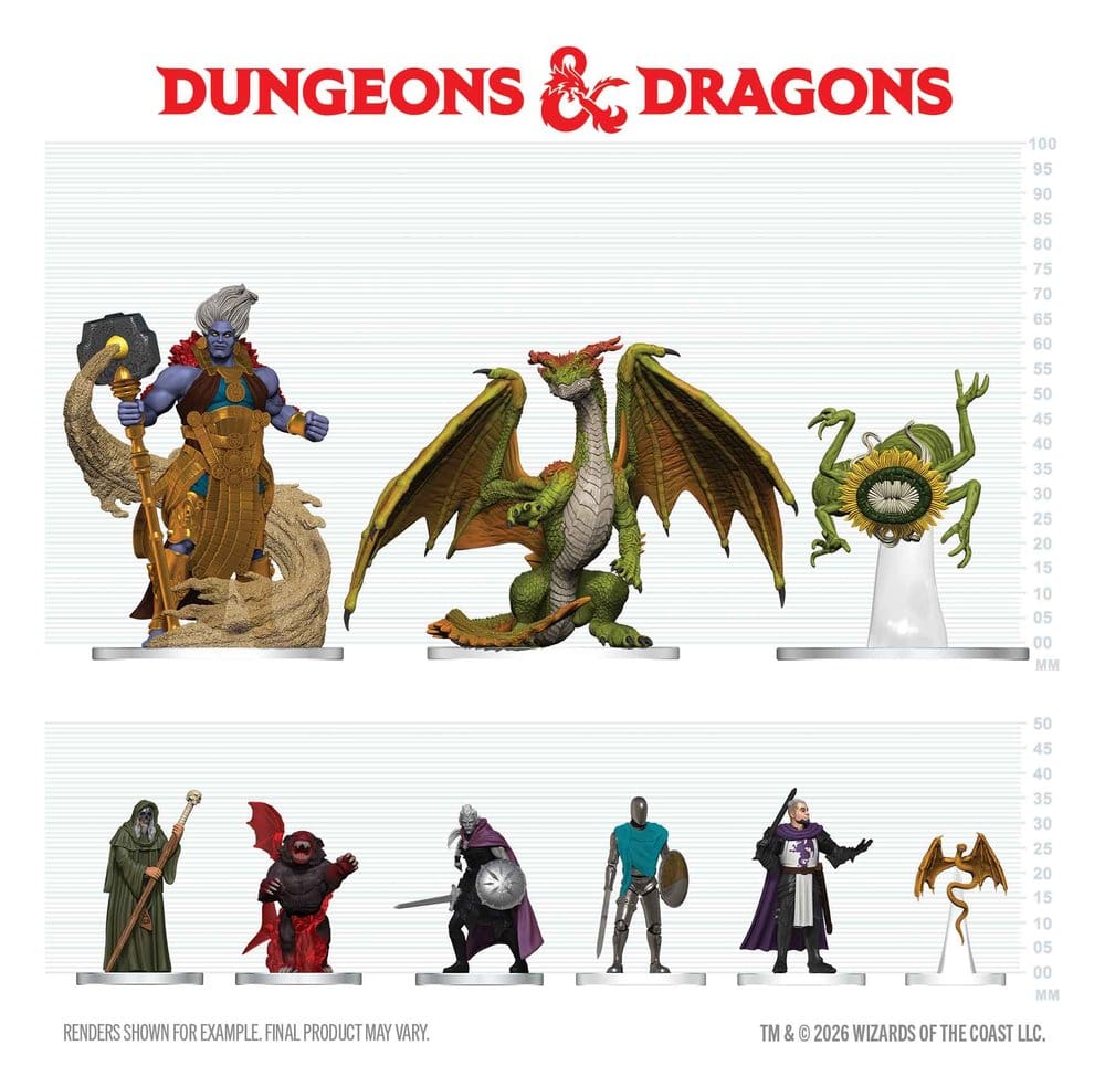 WizKids D&D Icons of the Realms Booster Brick Adventures in Faerûn 10 ct. (Set 41) 13 cm