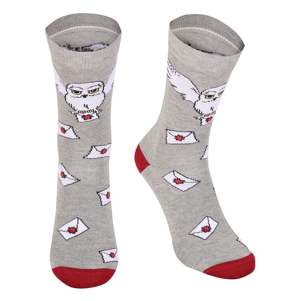Heroes Inc Harry Potter Socks Hogwarts Letter L-XL