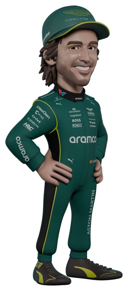 Formula 1 Minix Figurka Fernando Alonso (Aston Martin) 12 cm