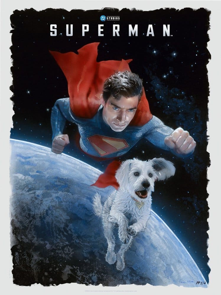 Sideshow Collectibles DC Comics Fine Art Print Superman and Krypto 46 x 61 cm - bez rámu
