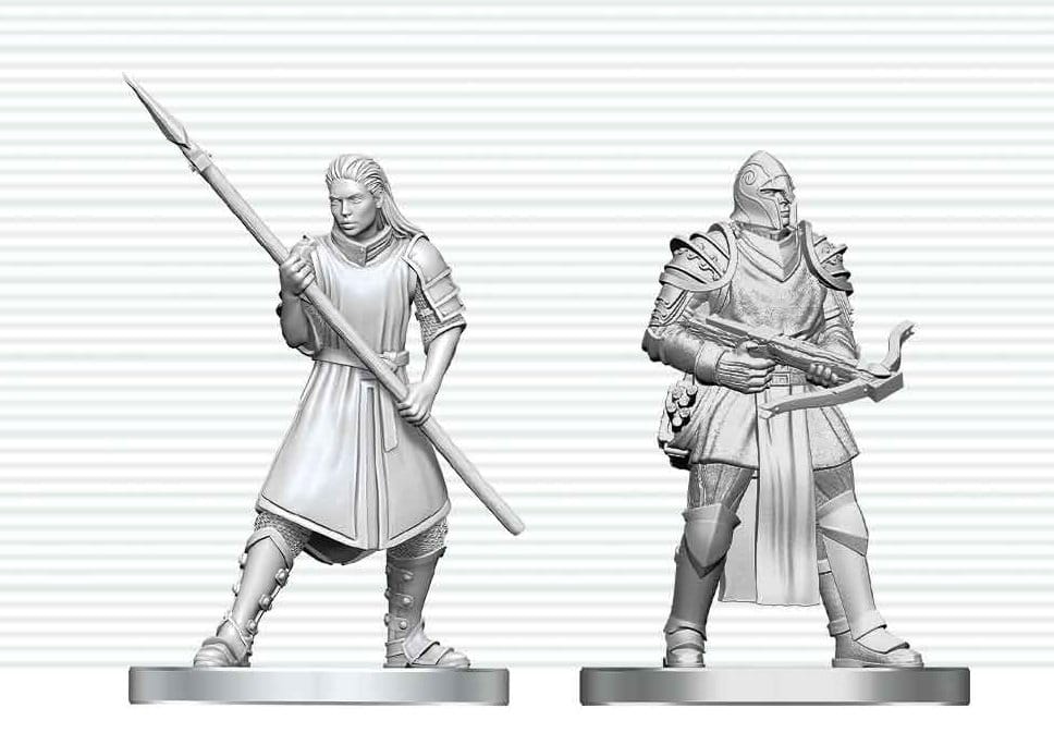 WizKids D&D Nolzur's Marvelous Miniatures Mini Figurky Town Guards 13 cm