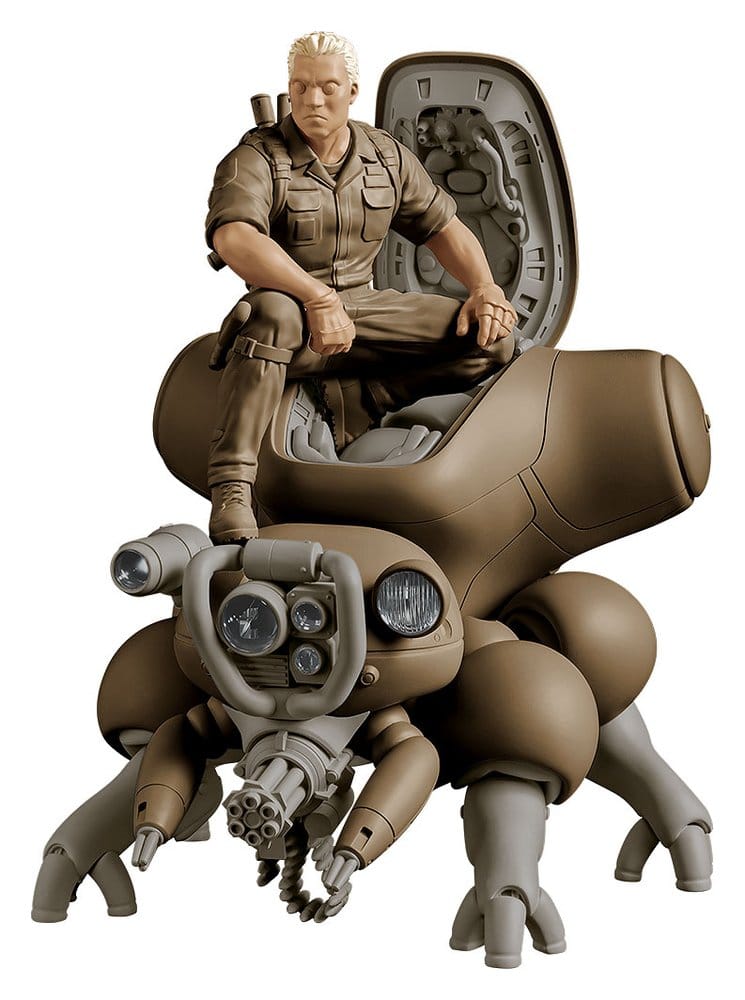 Max Factory Ghost in the Shell PLAMAX minimum factory Stavebnice plastového modelu Batou with Fuchikoma 8 cm