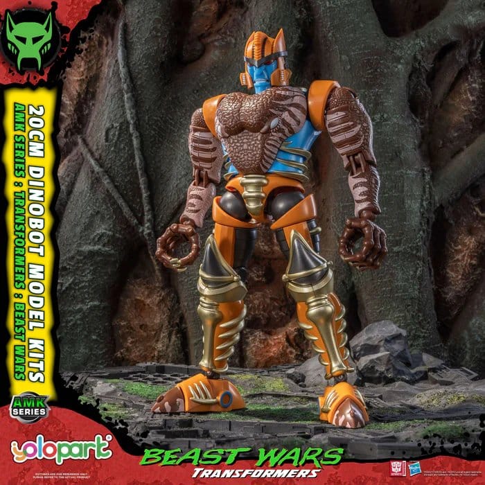 Yolopark Transformers: Beast Wars AMK Series Stavebnice plastového modelu Dinobot 20 cm