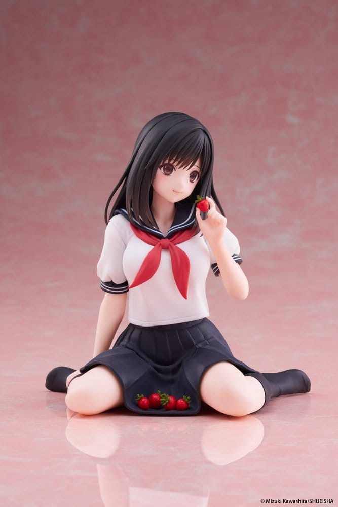 Taito Prize Strawberry 100% Desktop Cute PVC Figurka Aya Tojo (School uniform Ver.) 13 cm