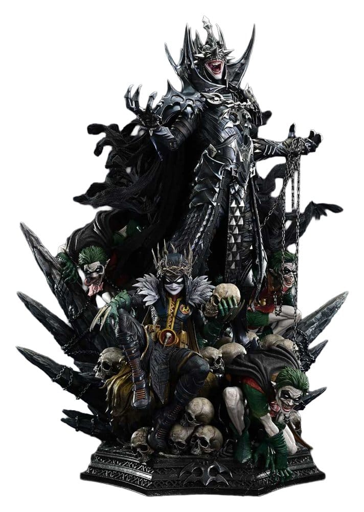 Prime 1 Studio DC Comics Museum Masterline Soška 1/3 Dark Nights: Death Metal The Batman Who Laughs & Robin King 85 cm