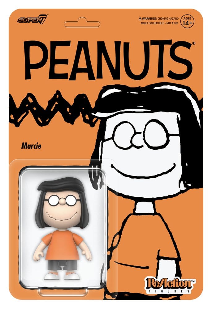 Super7 Peanuts ReAction Akční Figurka Wave 09 Marcie