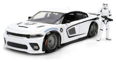 Jada Toys Star Wars Diecast Model 1:24 Stormtrooper Dodge Charger SRT Hellcat