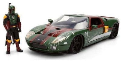 Jada Toys Star Wars Diecast Model 1:24 Boba Fett 2005 Ford GT