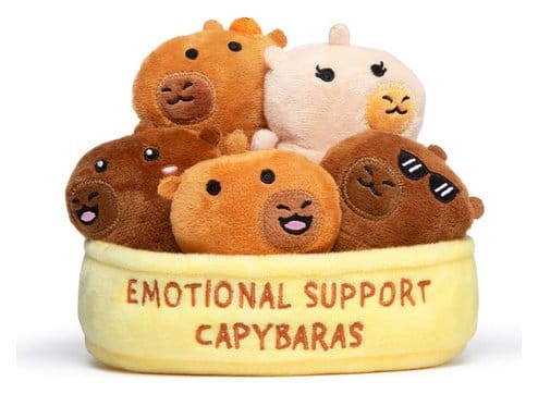 Just Play Relatable Emotional Support Plyšák Capybaras
