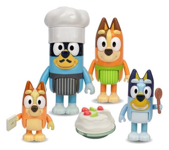 Moose Toys Bluey Lets Play Figurka 4-pack Chef Pavlova