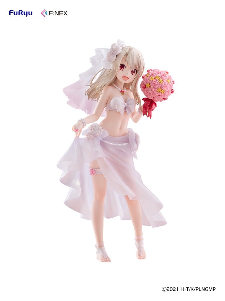 Furyu Fate/kaleid liner Prisma Illya: Licht - The Nameless Girl F:NEX PVC Figurka 1/7 Illyasviel von Einzbern Wedding Swimsuit Ver. 21 cm