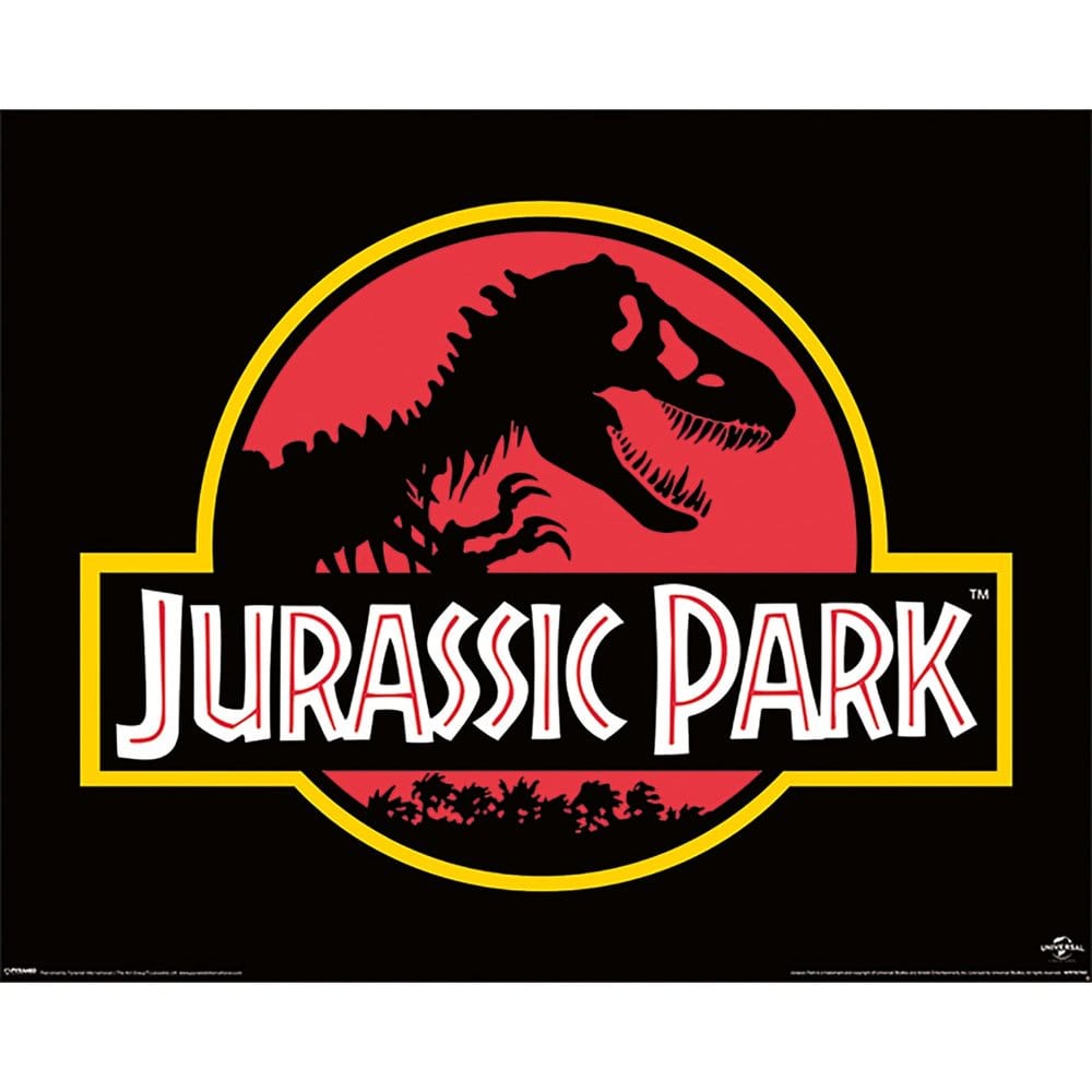 Pyramid International Jurassic Park Mini Plakát (Classic Logo) 40 x 50cm