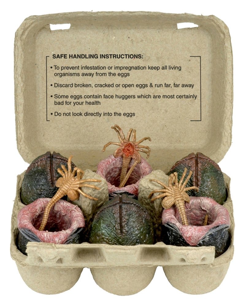 NECA Aliens 6-Pack Sada příslušenství Carton of Alien Eggs (40th Anniversary)