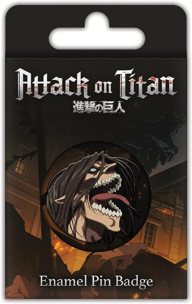 Pyramid International Attack on Titan Enamel Odznak S3 (Eren Titan Rage)