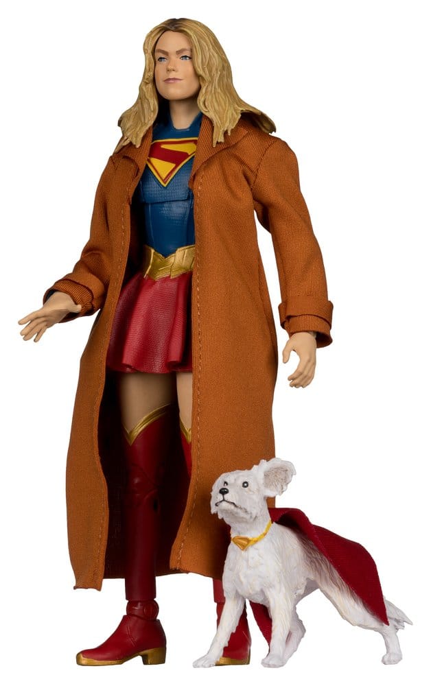 McFarlane Toys Supergirl (2026) DC Theatrical Deluxe Edition Akční Figurka Supergirl & Krypto (Gold Label) 17 cm