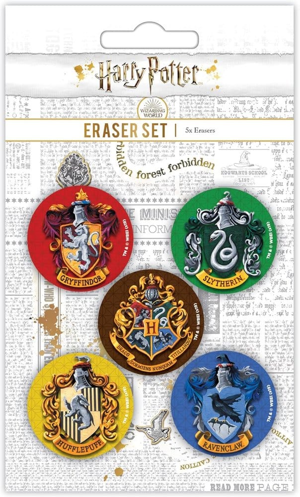 Pyramid International Harry Potter Set Gum Hogwarts Crests