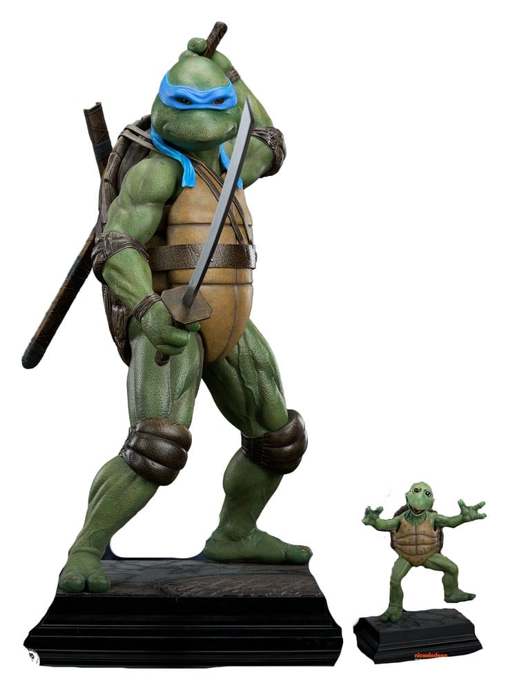 Premium Collectibles Studio Teenage Mutant Ninja Turtles Soška 1/2 Leonardo Deluxe Edition 86 cm