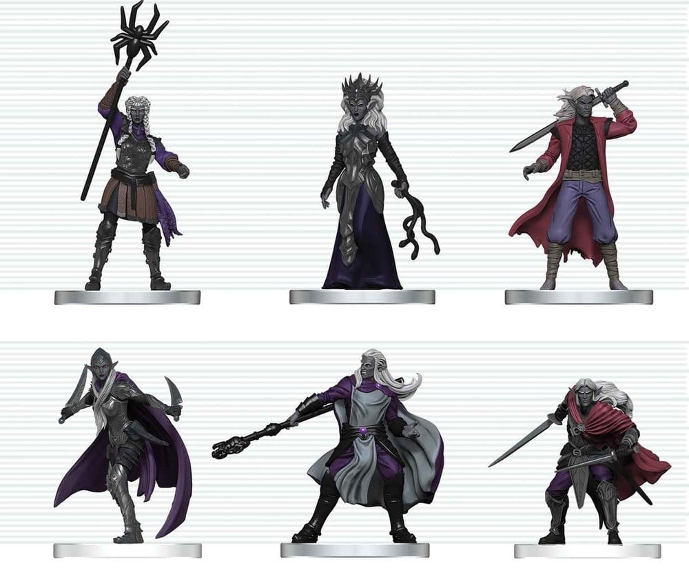 WizKids D&D Icons of the Realms Mini Figurky Drow Warband 20 cm