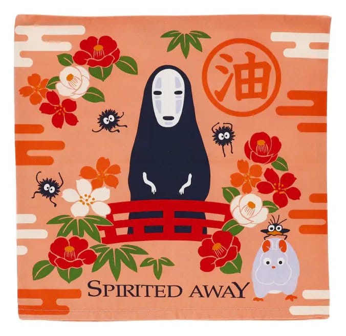 Marushin Spirited Away Povlak na polštář No Face & Flowers