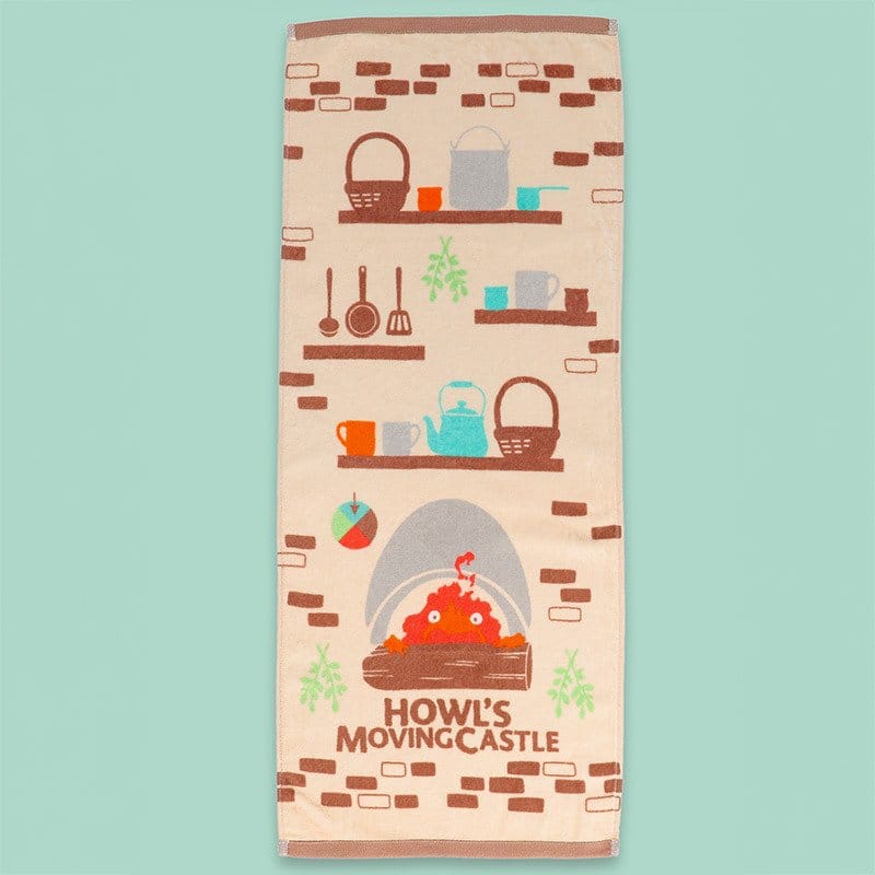 Marushin Howl’s Moving Castle Letní osuška Cook with Calcifer 34 x 80 cm