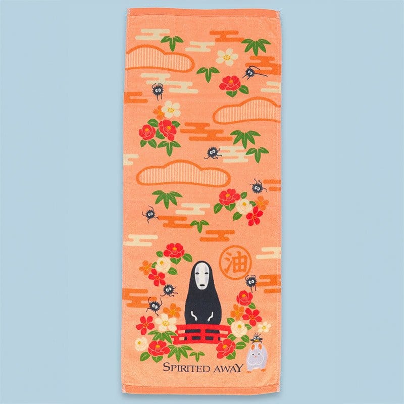 Marushin Spirited Away Letní osuška No Face & Flowers 34 x 80 cm