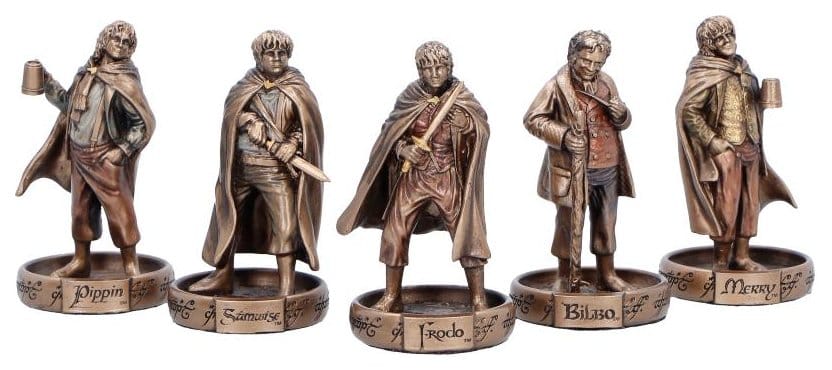 Nemesis Now Lord of the Rings Mini Figurky The Hobbits of the Shire 7 cm