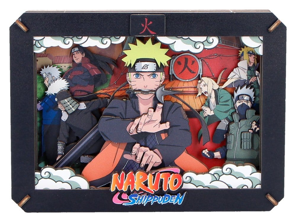 Nemesis Now Naruto Stavebnice dřevěného divadla Hokage (Medium) 10 cm