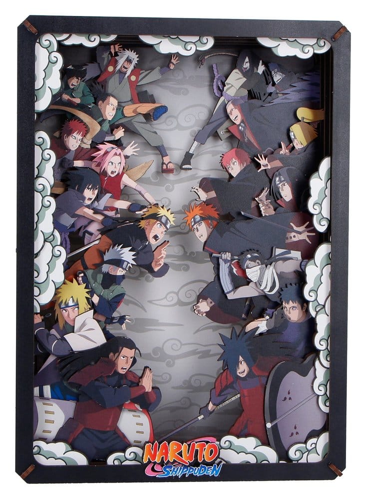 Nemesis Now Naruto Stavebnice dřevěného divadla Combat (Large) 26 cm