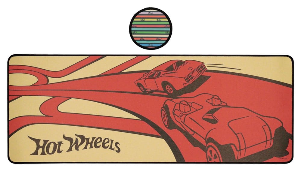 FaNaTtiK Hot Wheels Sada podložky na stůl a tácku