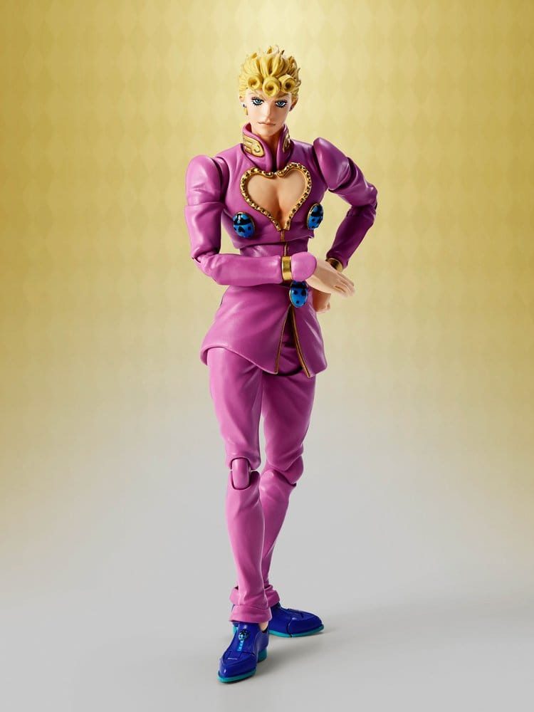 Bandai Tamashii Nations JoJo's Bizarre Adventure: Golden Wind S.H.Figuarts Akční Figurka Giorno Giovanna 16 cm