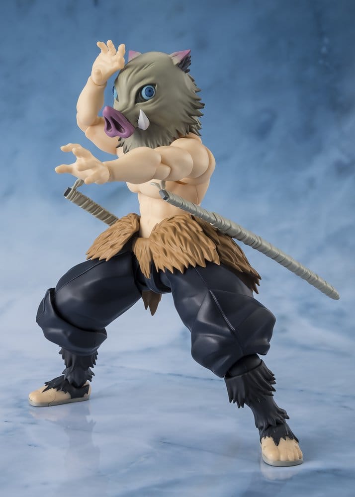 Bandai Tamashii Nations Demon Slayer: Kimetsu no Yaiba S.H. Figuarts Akční Figurka Inosuke Hashibira 14 cm