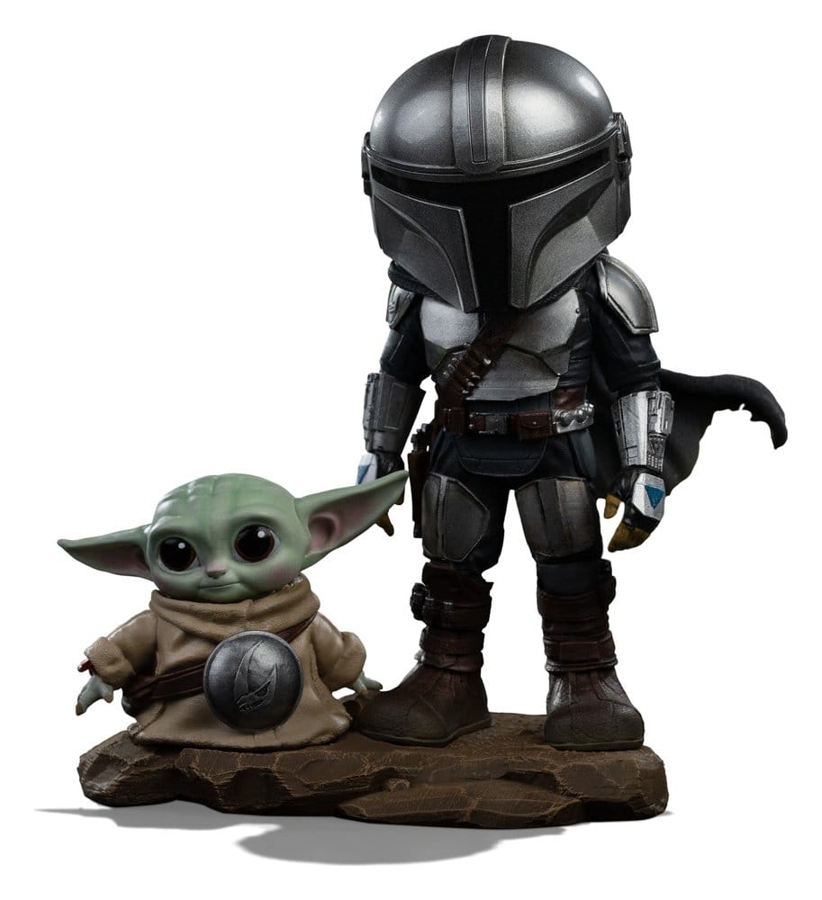 Iron Studios The Mandalorian & Grogu MiniCo Figurka The Mandalorian and Grogu