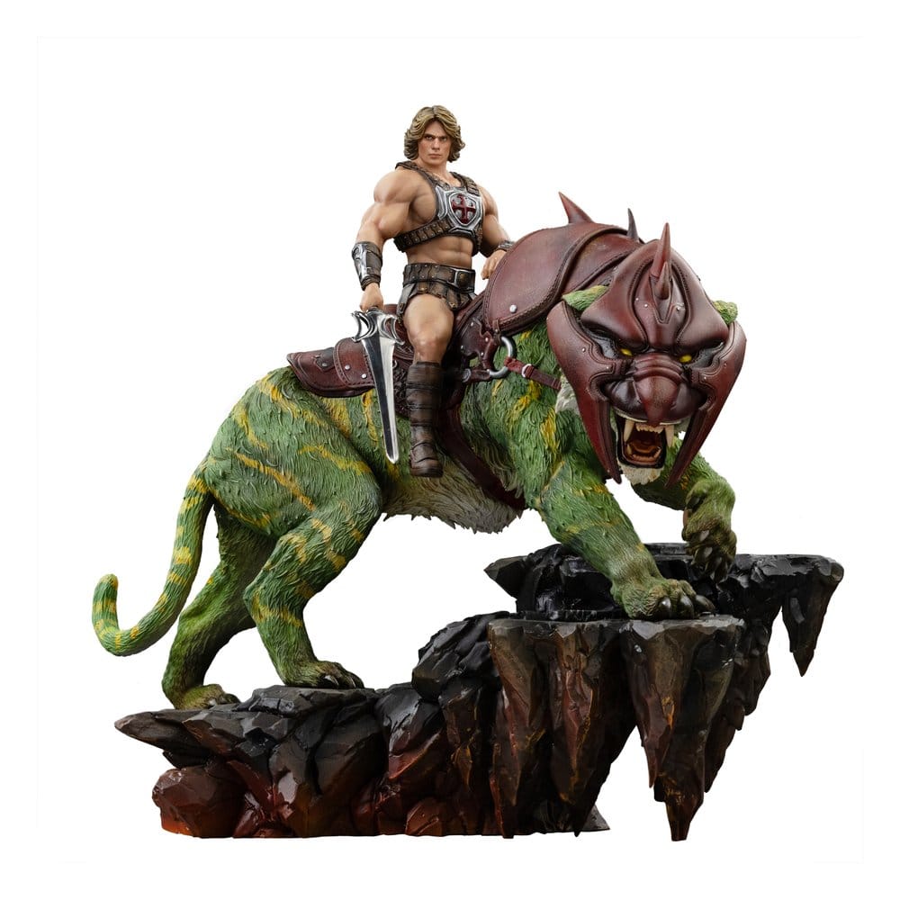 Iron Studios Masters of the Universe Art Scale Soška 1/10 He-Man and Battle Cat 33 cm