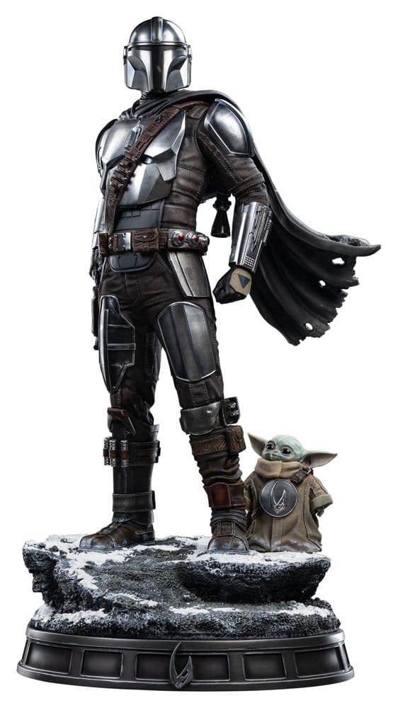 Iron Studios The Mandalorian & Grogu Legacy Replica Soška 1/4 The Mandalorian and Grogu 57 cm