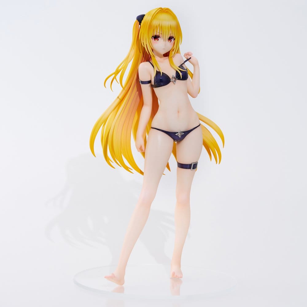 Union Creative To Love Ru Darkness Swimsuit Series PVC Figurka 1/4 Golden Darkness 39 cm