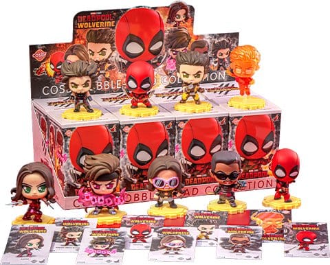 Hot Toys Deadpool & Wolverine Cosbi Mini Figurky 9 cm Series 2 Blind Box Display (8)