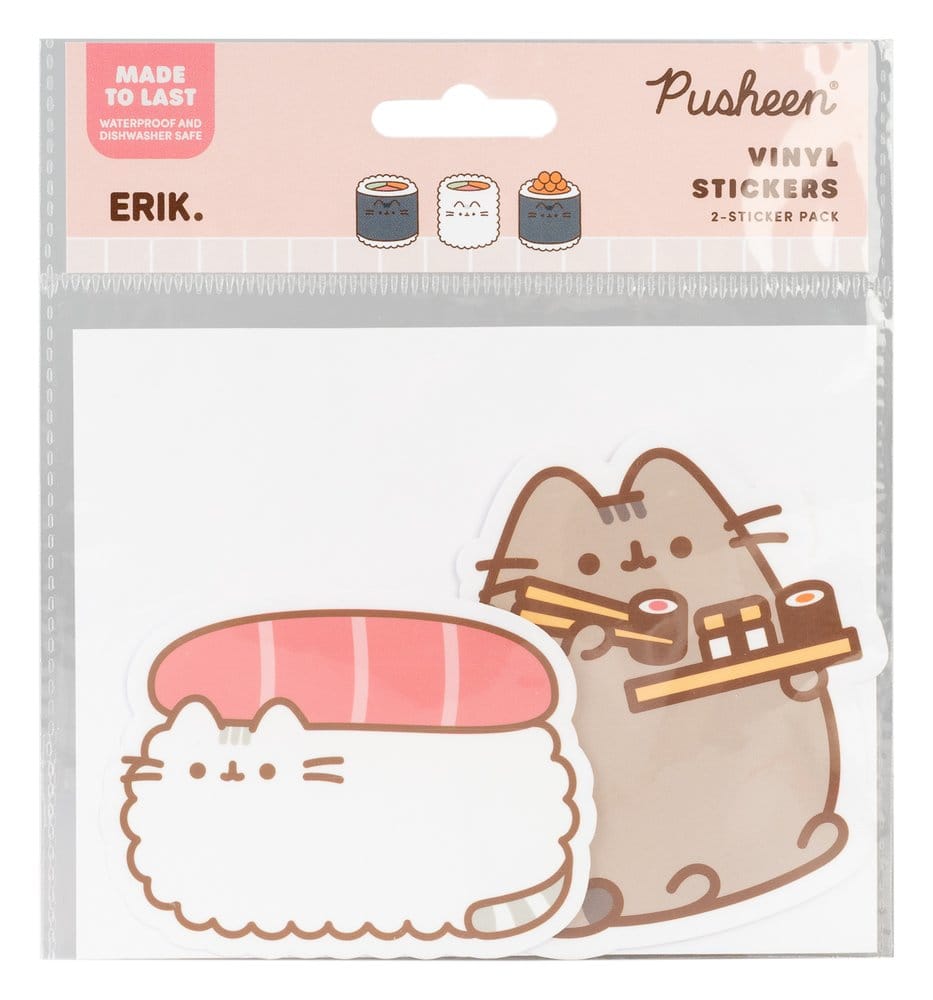 Grupo Erik Pusheen Vinylové samolepky Sushi Roll Vol. 1 Set of 2