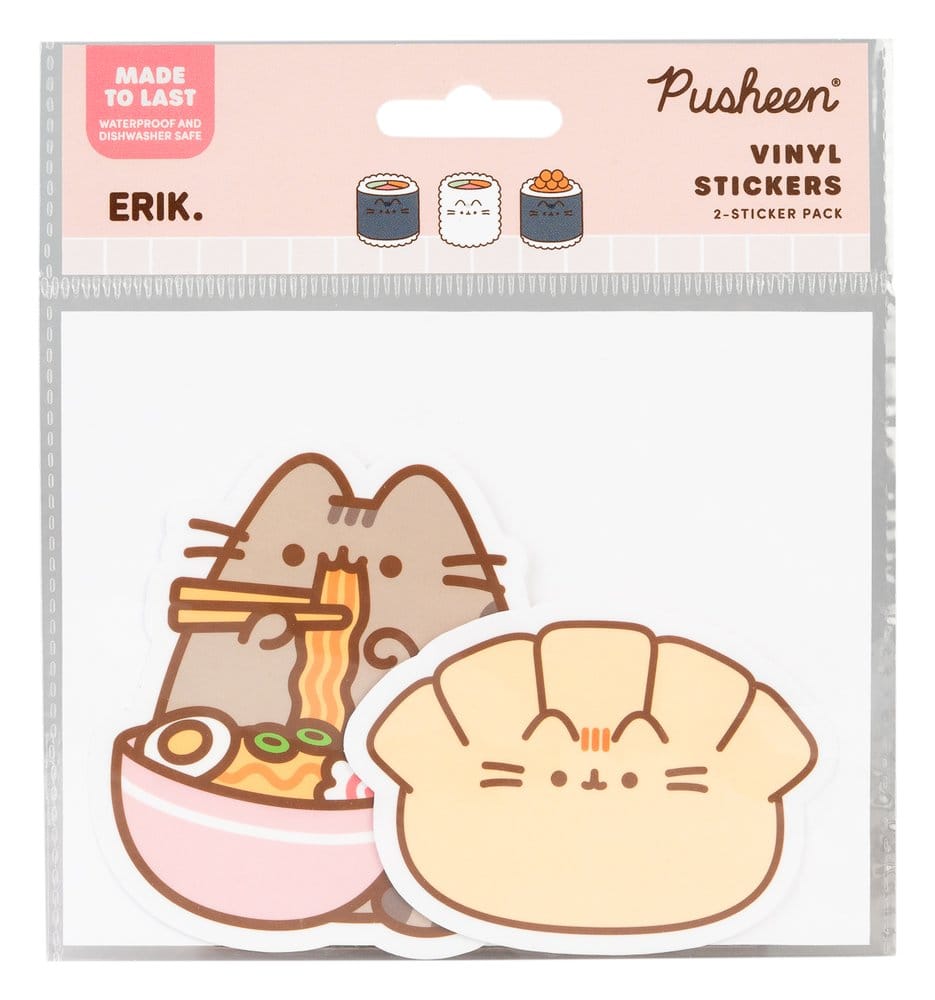 Grupo Erik Pusheen Vinylové samolepky Sushi Roll Vol. 6 Set of 2