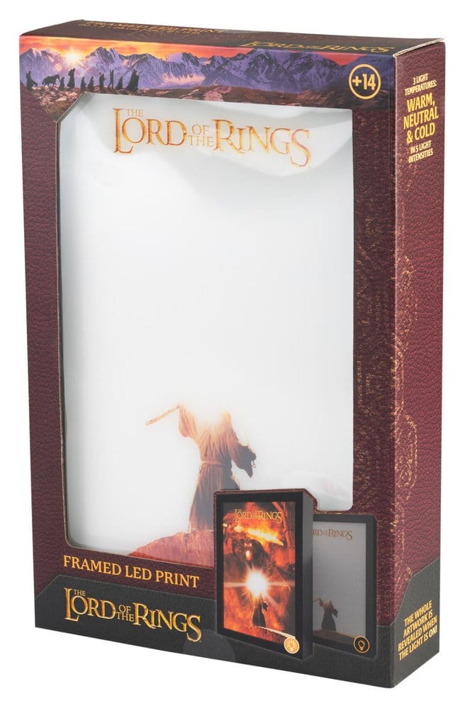 Grupo Erik The Lord of the Rings Rámovaný LED panel 28 x 20 cm