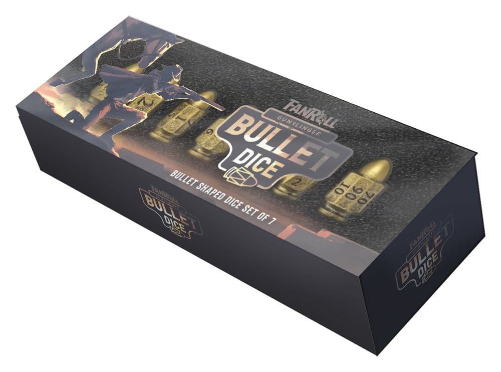 FanRoll Resin Bullet Poly Sada kostek Gunslinger (7)