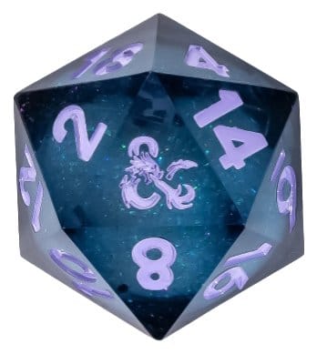 FanRoll Dungeons & Dragons Mists of Ravenloft Kostka Oversized Liquid Core d20
