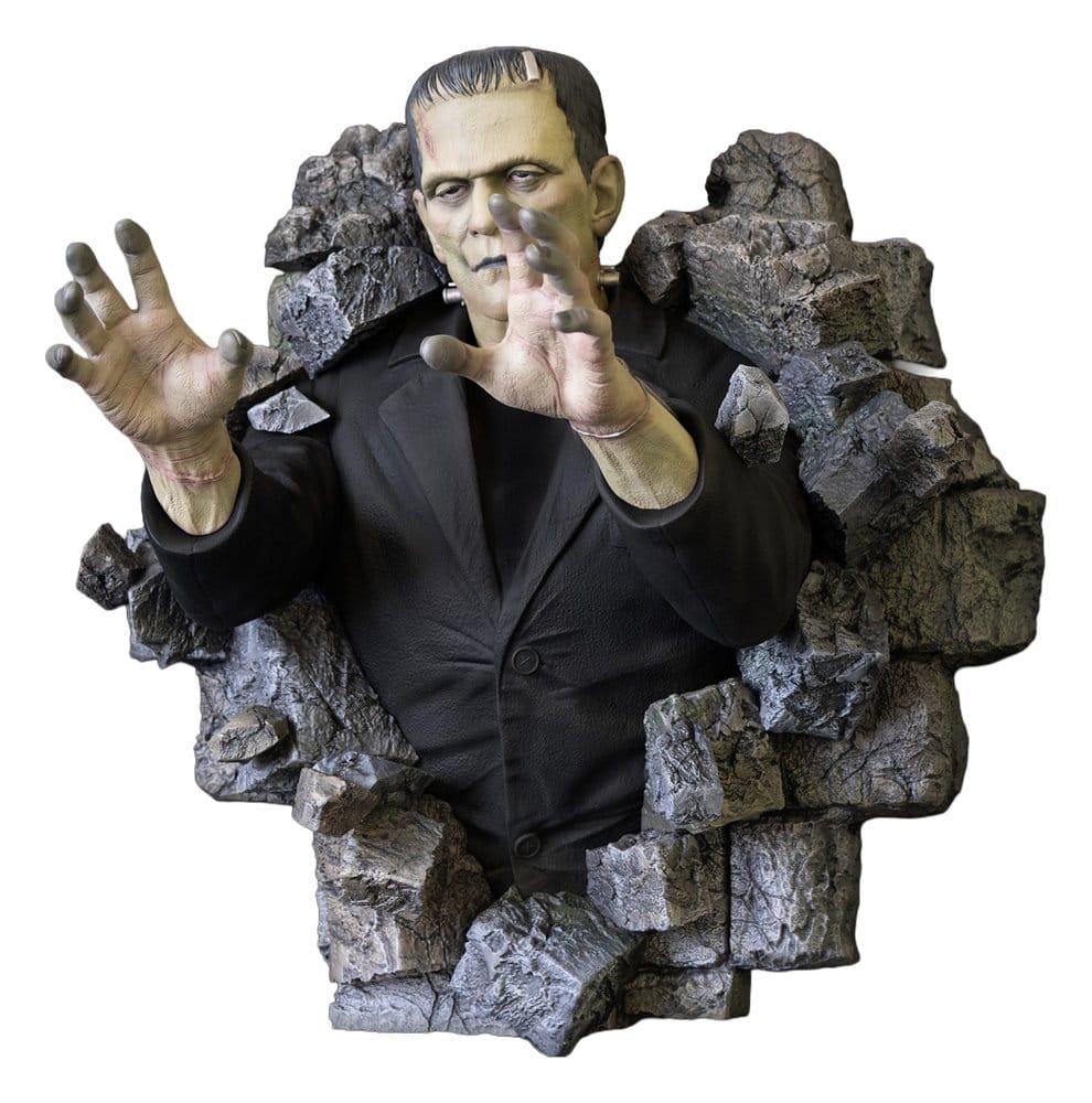 Hollywood Collectibles Group Frankenstein Nástěnná plastika 48 cm