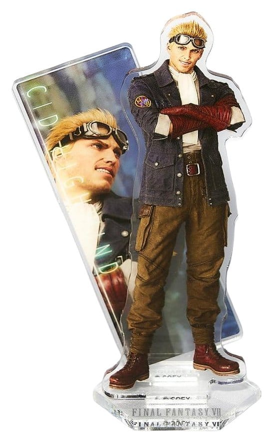 Square-Enix Final Fantasy VII Rebirth Akrylový stojan Cid Highwind 14 cm