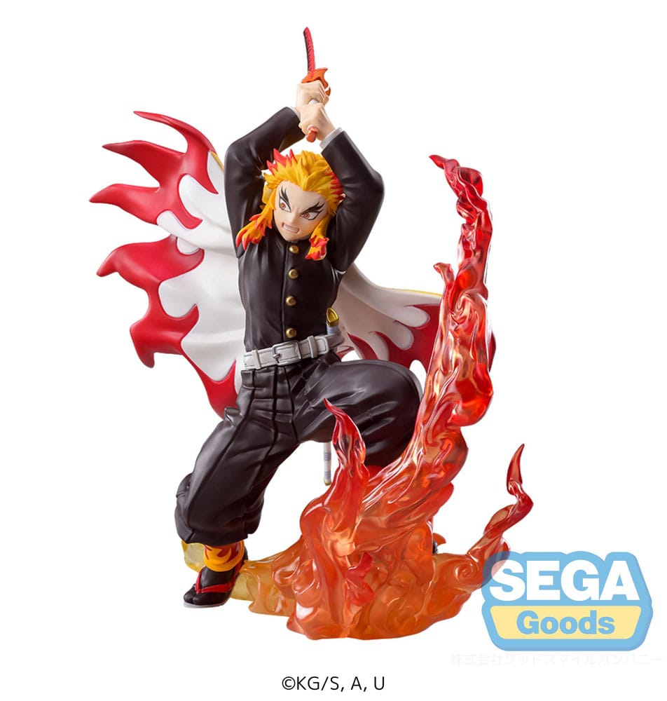 Sega Demon Slayer: Kimetsu no Yaiba Xross Link Anime PVC soška Kyojuro Rengoku 15 cm