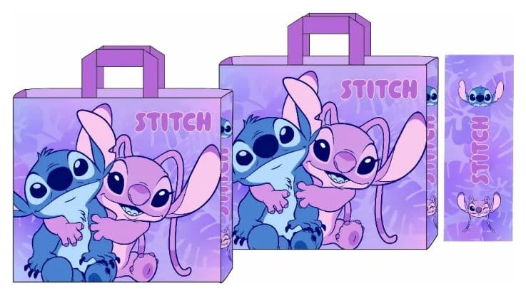 Konix Lilo & Stitch Nákupní taška Stitch & Angel Hug