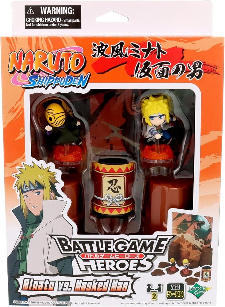 Epoch Toys Naruto game Minato vs. Masked Man